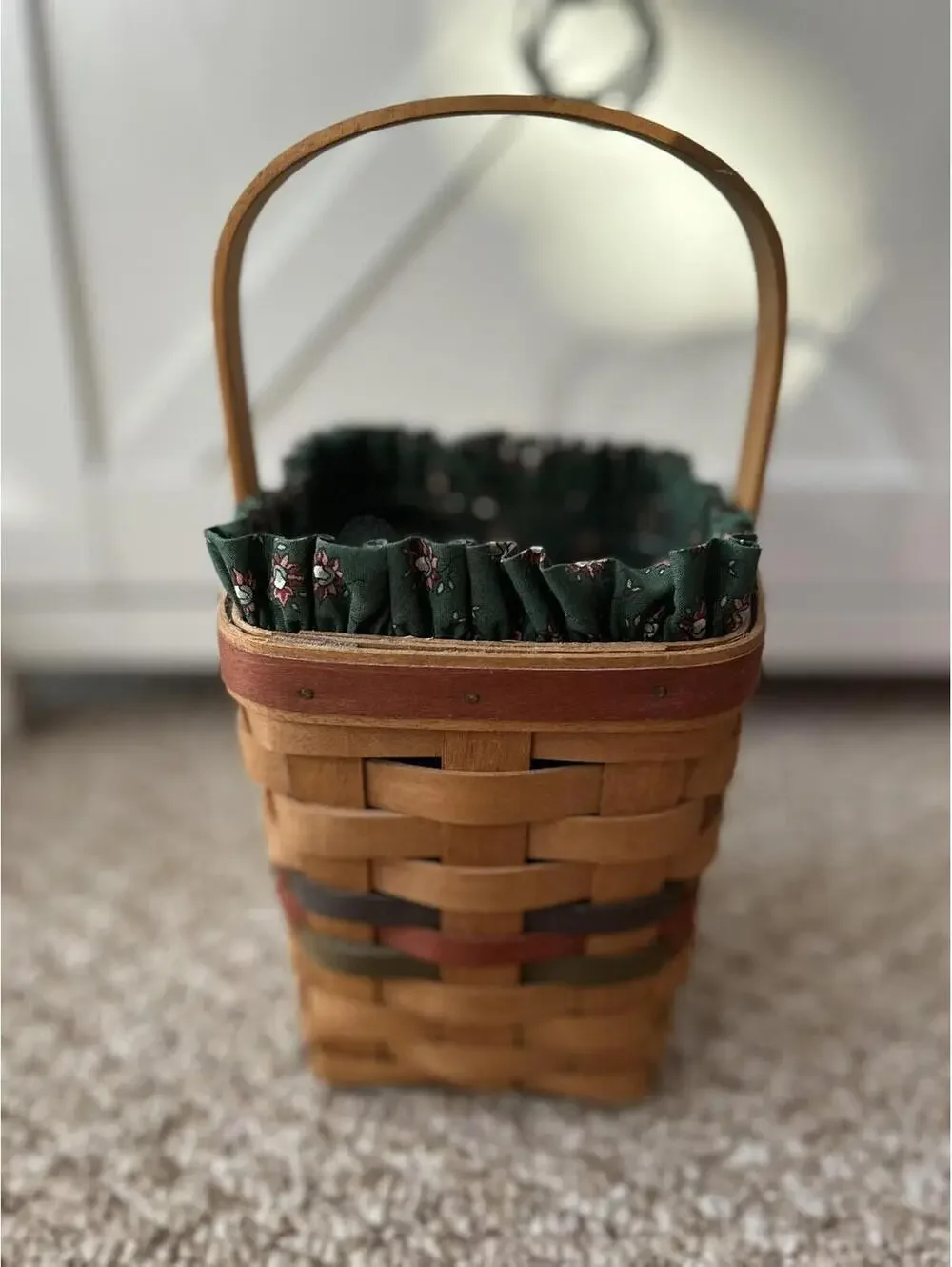 Longaberger Shades of Autumn Bittersweet Basket Liner & Protector 1992